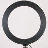Кільцева світлодіодна LED лампа Flat Ring 8" Black
