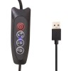 Кільцева світлодіодна LED лампа Flat Ring 8" Black