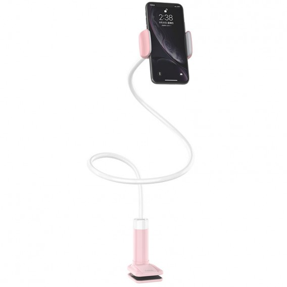 Тримач настільний Hoco PH23 Balu 4.5-6.5" Pink white