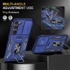 Ударостійкий чохол Camshield Army Ring для Samsung Galaxy S21 FE Синій / Navy