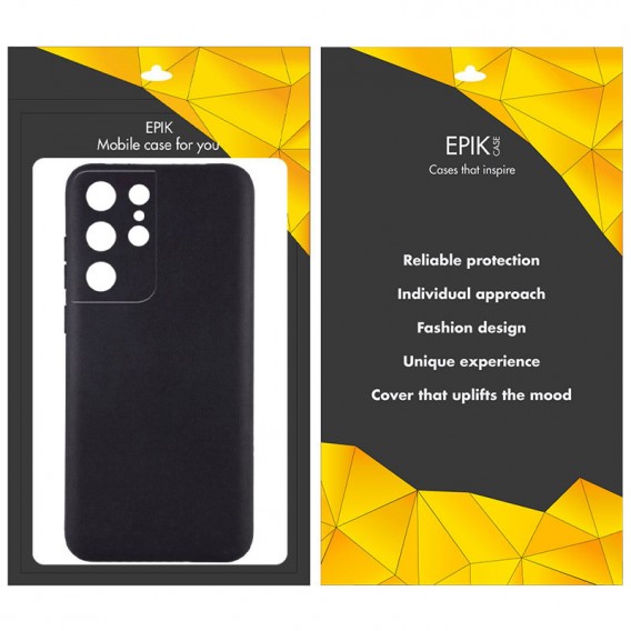 Чохол TPU Epik Black Full Camera для Samsung Galaxy S24 Ultra Чорний