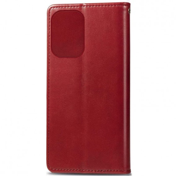 Шкіряний чохол-книжка GETMAN Gallant (PU) для Samsung Galaxy S24 Ultra Червоний