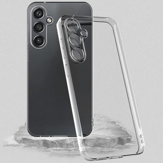 TPU чехол Epic Transparent 1,5mm Full Camera для Samsung Galaxy A55 Бесцветный (прозрачный)