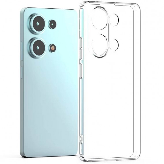TPU чехол Epic Transparent 1,5mm Full Camera для Xiaomi Redmi Note 13 Pro 4G/Poco M6 Pro 4G/Note 14S Бесцветный (прозрачный)
