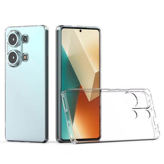 TPU чехол Epic Transparent 1,5mm Full Camera для Xiaomi Redmi Note 13 Pro 4G/Poco M6 Pro 4G/Note 14S Бесцветный (прозрачный)
