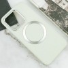 TPU чехол Bonbon Metal Style with MagSafe для Xiaomi Redmi Note 13 4G Белый / White