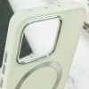TPU чехол Bonbon Metal Style with MagSafe для Xiaomi Redmi Note 13 4G Белый / White