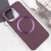 TPU чехол Bonbon Metal Style with MagSafe для Xiaomi Redmi Note 13 4G Бордовый / Plum