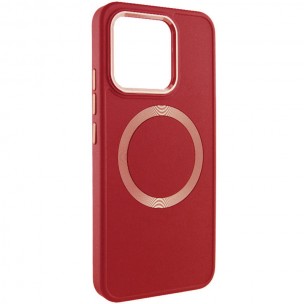 TPU чехол Bonbon Metal Style with MagSafe для Xiaomi Redmi Note 13 4G Красный / Red TPU чехол Bonbon Metal Style with MagSafe для Xiaomi Redmi Note 13 4G Красный / Red