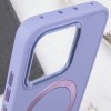 TPU чехол Bonbon Metal Style with MagSafe для Xiaomi Redmi Note 13 4G Сиреневый / Dasheen