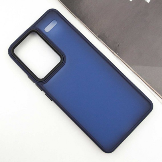 Чохол TPU+PC Lyon Frosted для Xiaomi Redmi Note 13 Pro+ Navy Blue