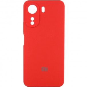 Чехол Silicone Cover Lakshmi Full Camera (AAA) with Logo для Xiaomi Redmi 13C / Poco C65 Красный / Red