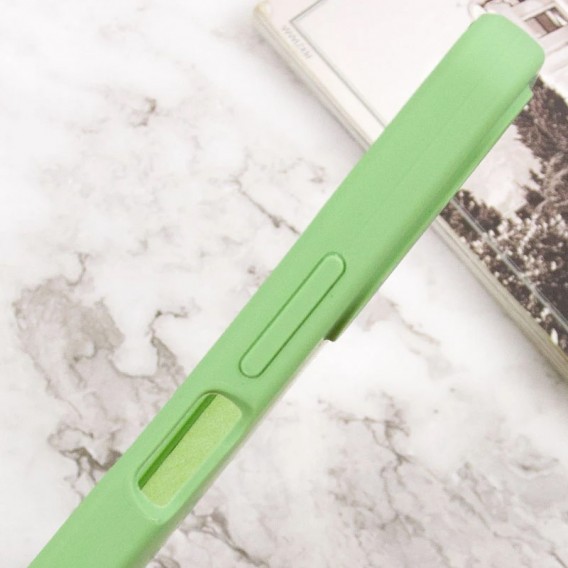 Чохол Silicone Cover Lakshmi Full Camera (AAA) with Logo для Xiaomi Redmi 13C / Poco C65 М'ятний / Mint