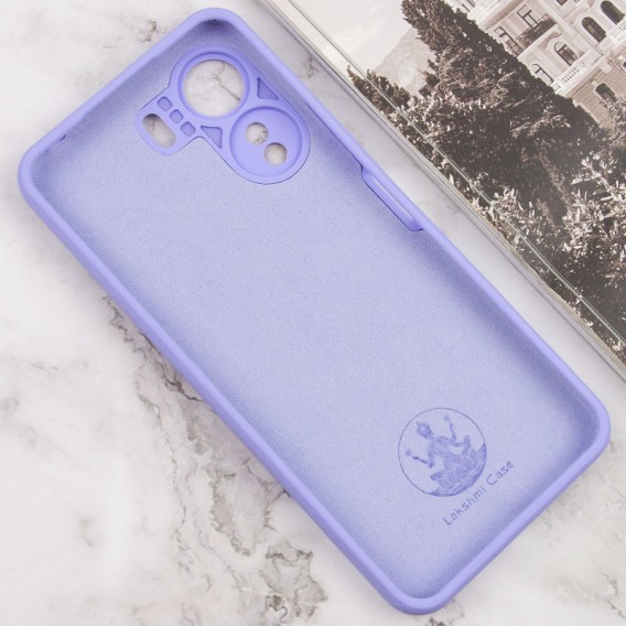 Чохол Silicone Cover Lakshmi Full Camera (AAA) with Logo для Xiaomi Redmi 13C / Poco C65 Бузковий / Dasheen