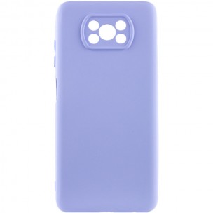 Чохол Silicone Cover Lakshmi Full Camera (AA) для Xiaomi Poco X3 NFC / Poco X3 Pro Бузковий / Dasheen