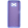 Чехол Silicone Cover Lakshmi Full Camera (AA) для Xiaomi Poco X3 NFC / Poco X3 Pro Сиреневый / Dasheen