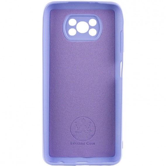 Чехол Silicone Cover Lakshmi Full Camera (AA) для Xiaomi Poco X3 NFC / Poco X3 Pro Сиреневый / Dasheen