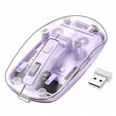 Мышь беспроводная Hoco GM29 Mysterios Bluetooth + 2.4G Romantic purple