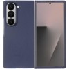 Кожаный чехол Leather Case (AAA) для Samsung Galaxy Z Fold6 Navy
