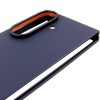 Кожаный чехол Leather Case (AAA) для Samsung Galaxy Z Fold6 Navy