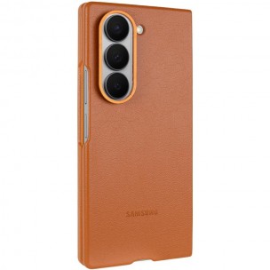 Кожаный чехол Leather Case (AAA) для Samsung Galaxy Z Fold6 Tan Кожаный чехол Leather Case (AAA) для Samsung Galaxy Z Fold6 Tan