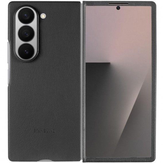 Шкіряний чохол Leather Case (AAA) для Samsung Galaxy Z Fold6 Black