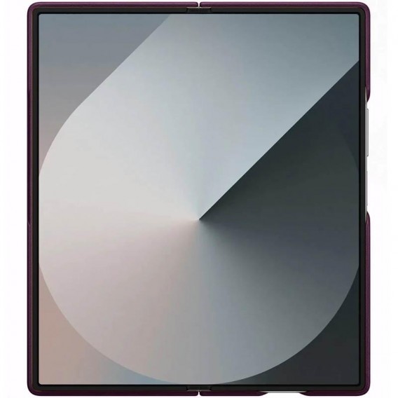Шкіряний чохол Leather Case (AAA) для Samsung Galaxy Z Fold5 Purple