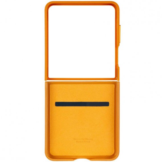 Шкіряний чохол Leather Case (AAA) для Samsung Galaxy Z Flip5 Brown