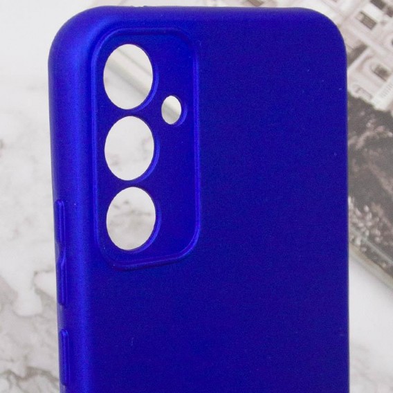 Чехол Silicone Cover Lakshmi Full Camera (AA) для Samsung Galaxy S24 FE Синий / Iris