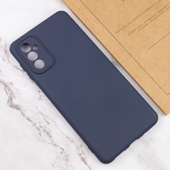 Чехол Silicone Cover Lakshmi Full Camera (AA) для Samsung Galaxy S24 FE Синий / Midnight Blue