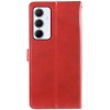 Кожаный чехол-книжка GETMAN Gallant (PU) для Samsung Galaxy S24 FE Красный
