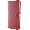 Кожаный чехол-книжка GETMAN Gallant (PU) для Samsung Galaxy S24 FE Красный