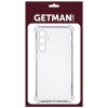 TPU чохол GETMAN Ease logo посилені кути Full Camera для Samsung Galaxy S25 Ultra Безбарвний (прозорий)