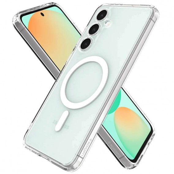 Чехол SGP Ultra Hybrid (MagFit) для Samsung Galaxy S24 FE Прозрачный