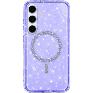 Чехол TPU Eclipse Sparkle (MagFit) для Samsung Galaxy S25+ / S24+ Purple