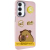 Чохол TPU Leather Toys для Xiaomi Poco X6 / Note 13 Pro 5G Capybara / Pink