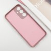 Чехол Silicone Cover Lakshmi Full Camera (AA) для Samsung Galaxy S24+ Розовый / Pink Sand