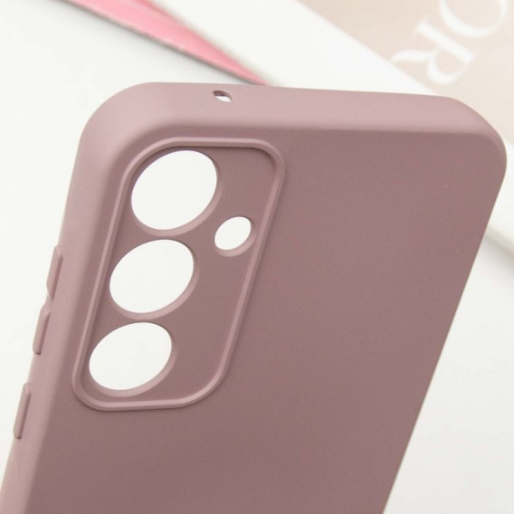 Чехол Silicone Cover Lakshmi Full Camera (AA) для Samsung Galaxy S24+ Розовый / Pink Sand