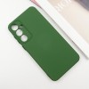 Чехол Silicone Cover Lakshmi Full Camera (AA) для Samsung Galaxy S24+ Зеленый / Dark green