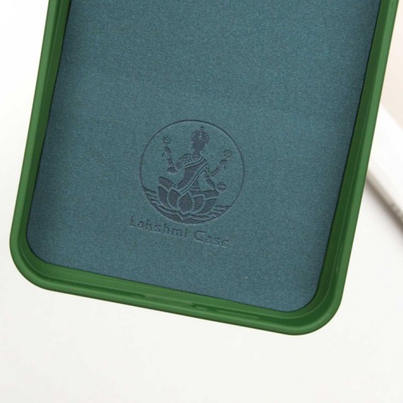 Чехол Silicone Cover Lakshmi Full Camera (AA) для Samsung Galaxy S24+ Зеленый / Dark green