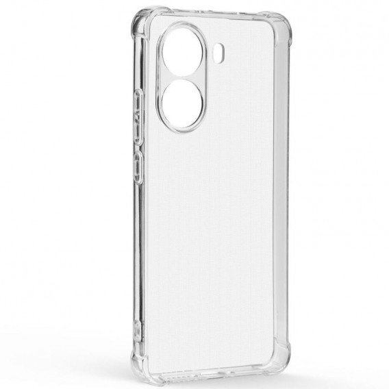 TPU чехол GETMAN Ease logo усиленные углы Full Camera для Xiaomi Poco X7 Pro Бесцветный (прозрачный)