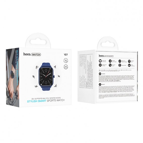 Смарт-часы Hoco Y27 Smart sports watch (call version) Blue