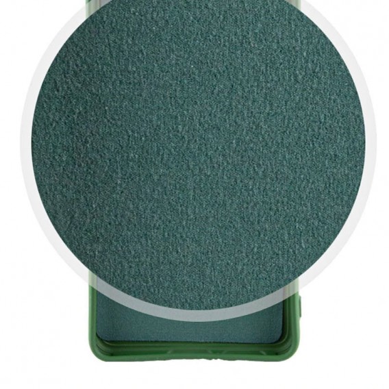 Чохол Silicone Cover Lakshmi Full Camera (AA) для Xiaomi Redmi Note 14 Pro+ 5G Зелений / Dark green