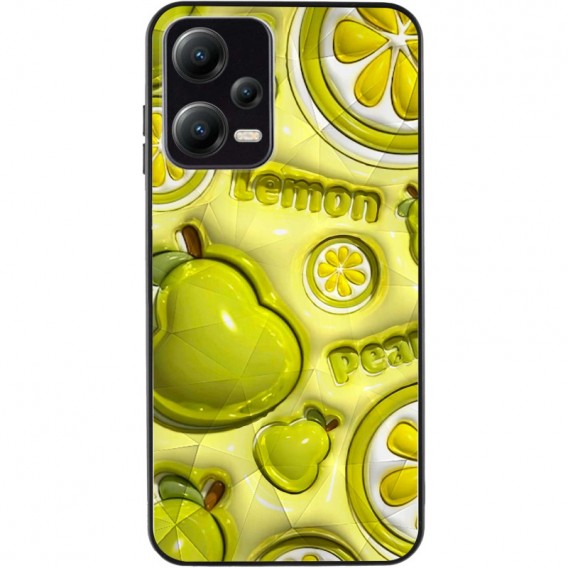 TPU+PC чохол Prisma Fluffie для Xiaomi Poco X5 5G / Note 12 5G Lemon