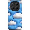 TPU+PC чехол Prisma Fluffie для Xiaomi Redmi Note 14 Pro 4G Clouds