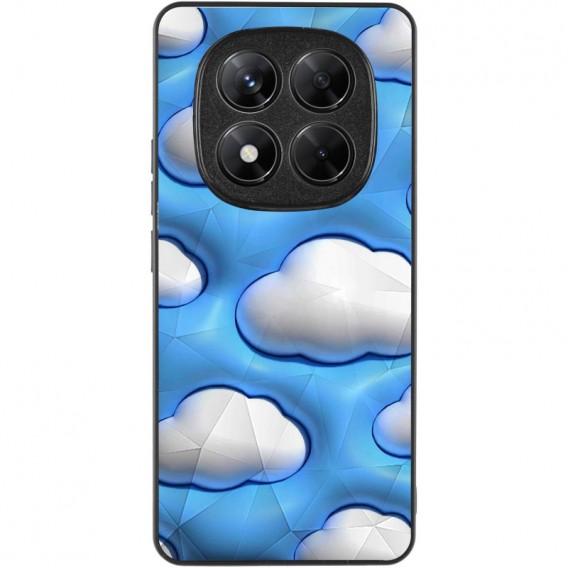 TPU+PC чехол Prisma Fluffie для Xiaomi Redmi Note 14 Pro 4G Clouds