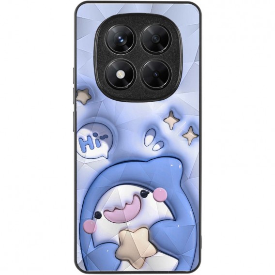 TPU+PC чехол Prisma Fluffie для Xiaomi Redmi Note 14 Pro 4G Shark