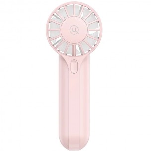 Портативный вентилятор Usams ZB288 Handheld mini fan 1200 mAh Pink