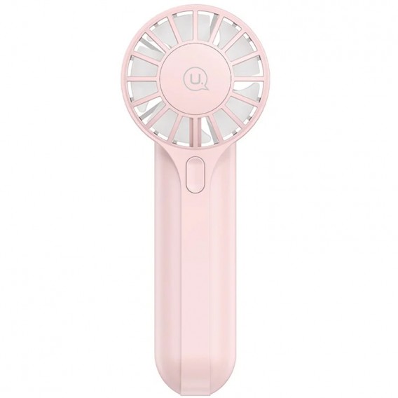 Портативний вентилятор Usams ZB288 Handheld mini fan 1200 mAh Pink