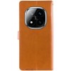 Кожаный чехол-книжка GETMAN Gallant (PU) для Xiaomi Redmi Note 14 Pro 5G / 14 Pro+ Коричневый